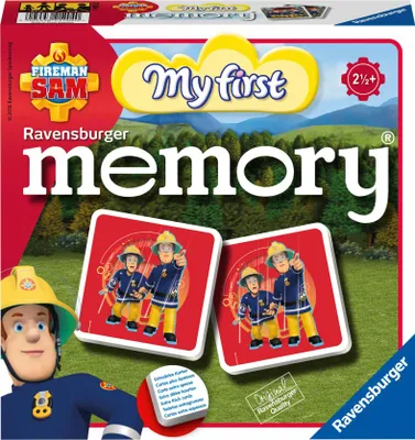 Produktbild von 24 Karten Ravensburger Kinder Legekartenspiel Feuerwehrmann Sam My memory 21204
