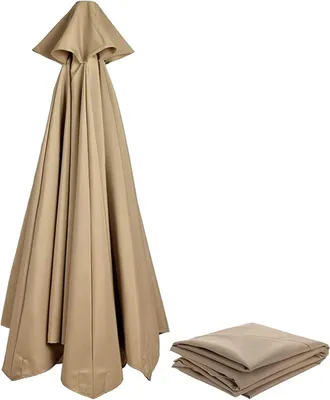 Image de Parasol housse de rechange 3m anthracite protection UV 80 plage jardin