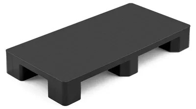 Zdjęcie produktu dla Paleta plastikowa VEVOR, 1000x500x136 mm, uniwersalna, lekka paleta o udźwigu statycznym 1000 kg, paleta przemysłowa z możliwością wsunięcia wózków z dwóch stron, paleta podłogowa, którą można wsuwać w inne palety, idealna do magazynów, garaży i supermarketów
