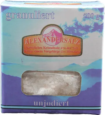Produktbild von Alexandersalz granuliert natürliches Kristallsalz 500g