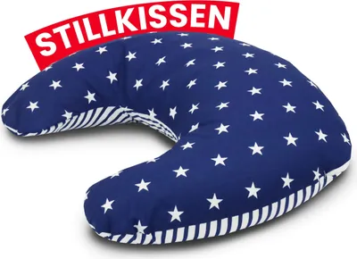 Produktbild von Amilian Stillkissen Klein – kompaktes Schwangerschaftskissen & Lagerungskissen für Mama & Baby – Seitenschläferkissen 60x42 cm, waschbar