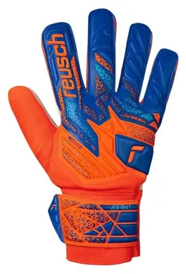 Imagen del producto de Reusch - Guantes de portero para niños "Attrakt Starter Solid", modelo SX1956 (talla 6,5), color naranja