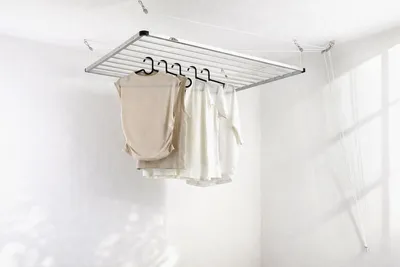 Immagine prodotto di DRY-SMART LIFT (versione a mano) Asciugatrice a soffitto Asciugatrice a soffitto per biancheria 120cm salvaspazio per interni ed esterni da tirare su