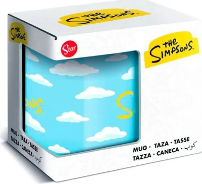 Produktbild von Stor Homer Simpson Tasse Blau  Blau One Size