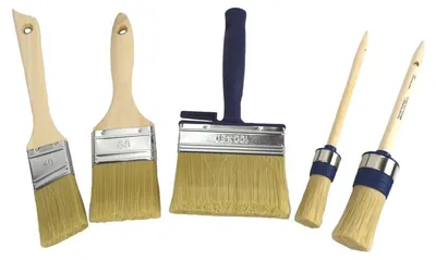 Produktbild von Universal Streich Set 5tlg. 3 Flachpinsel 2 Rundpinsel