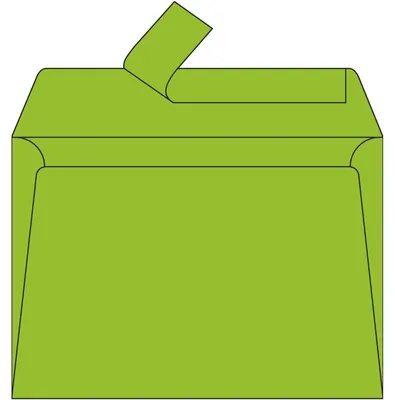 Produktbild von Clairefontaine 5546C, C6 (114 x 162 mm), Grün, C6 (114 x 162 mm), Papier, 120 g/m², 20 Stück(e)