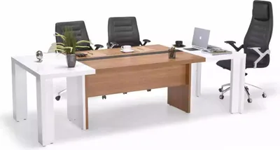 Obrázek produktu pro Jednací stůl Konferenční stůl Jednací stoly dřevo 220x110cm