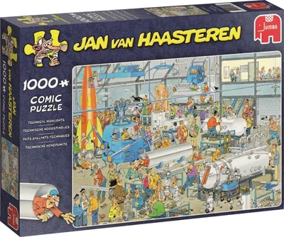 Produktbild von Jumbo 19050 Puzzle Jan Van Haasteren-Technische Höhepunkte, 1000 Teile