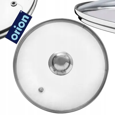 Produktbild von Orion Universal Glasdeckel für Töpfe Pfannen 22 cm Edelstahl