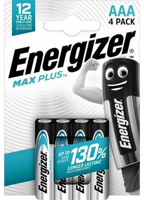 Immagine prodotto di Batteria Energizer Max Plus E303320600 AAA LR03 4 pz.