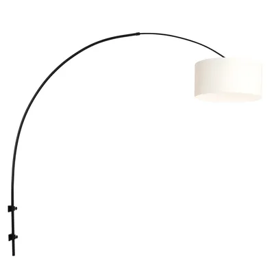 Produktbild von Steinhauer - wandleuchte - Sparkled Light - schwarz - metall stoff - E27 - 8138ZW