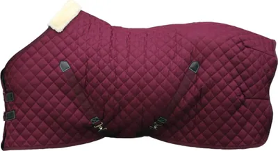 Image de Couverture d'écurie Kentucky Horsewear en fourrure de lapin artificielle 400g, Taille:130, Couleur:bordeaux