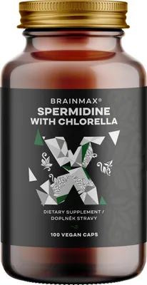 Obrázok produktu pre BrainMax Spermidine Chlorella, 100 rastlinných kapsúl