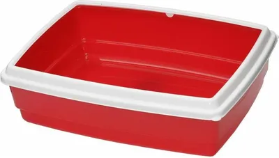 Produktbild von Katzentoilette mit Schutzrand 50 x 38 x 14 cm