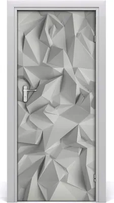 Produktbild von Tulup Türaufkleber 85x205 cm Dekorative Aufkleber Selbstklebend Wasserdichte Tapete Abnehmbar Schlafzimmer Wohnzimmer Wohnkultur - 3D-Abstraktion