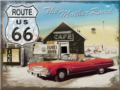 Produktbild von Nostalgic-Art - Magnet 6 x 8 cm - US Highways - Route 66 - The Mother Road