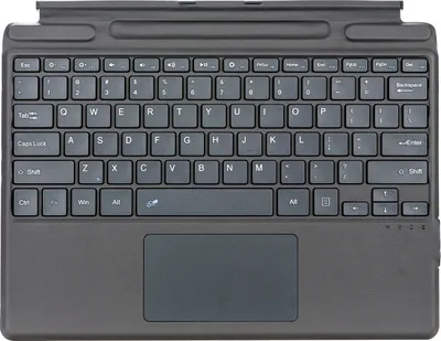 Produktbild von Tastatur mit Hintergrundbeleuchtung/nicht Hintergrundbeleuchtung, kompaktes Layout, lange Akkulaufzeit, ergonomisches Design, leicht, kompatibel mit Surface Pro 8/9/X-Tablets, ideal fuer Bueroangestellte und Studenten