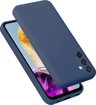 Produktbild von Cadorabo Hülle für Samsung Galaxy M15 Hülle Silikon Handyhülle Case aus flüssigem Silikon, Kratzfeste und stoßfeste Schutzhülle für Samsung Galaxy M15