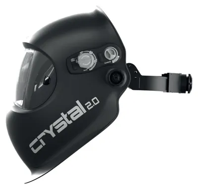Image de Casque de soudeur crystal2.0 noir 50x100mm EN166,EN175,EN379 Krt.OPTREL