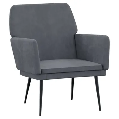 Produktbild von Sessel Dunkelgrau 62x79x79 cm Samt