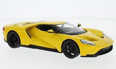 Produktbild von Welly WEL24082YELLOW - 1/24 / Ford GT, gelb, 2017 - Neu