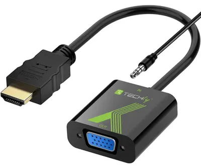 Image de Techly convertisseur HDMI vers VGA avec audio