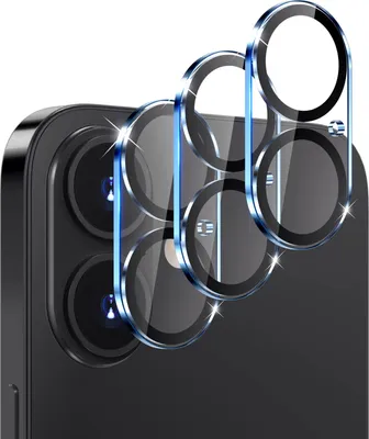 Produktbild von Kameraschutz für iPhone 16/16 Plus [3 Stück] - Vollabdeckung Kamera -Transparent