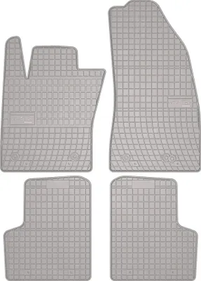 Produktbild von Gummi-Fußmatten für Fiat 500X 2014-2018 – Crossover, Set 4, Befestigung
