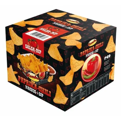 Zdjęcie produktu dla Nachosy Chili Box z sosem salsa
