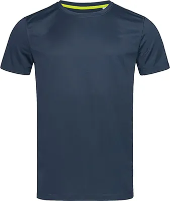 Immagine prodotto di Stedman ST8400 | Active 140 Maglietta sportiva a girocollo + Active-Dry - Colore: Marina Blue - Taglia: S