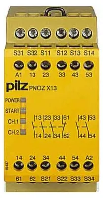 Produktbild von Pilz Not-Aus-Schaltgerät 24VDC 5n/o 1n/c PNOZ X13#774549