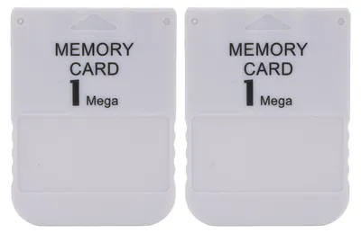 Immagine prodotto di scheda di memoria da 1 MB per gioco ad alta velocità PS1, 1 mega console video per sistema di gioco classico, 2 pezzi