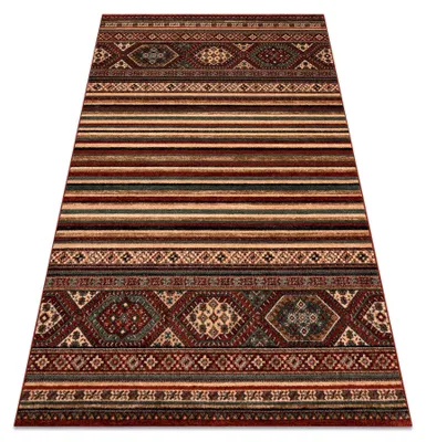 Zdjęcie produktu dla Dywan wełniany KASHQAI 4356 300 etniczny bordo czerwony 135x200 cm