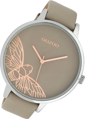 Produktbild von Oozoo Armbanduhr braun Leder C10077 Timepieces Damen Analog-Quarzuhr UOC10077