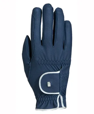 Obrázek produktu pro Roeckl jezdecké rukavice Lona rukavice Navy/ Silver 6