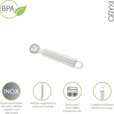 Obrázok produktu pre Odkapávač na ovocie a zeleninu z nehrdzavejúcej ocele, 3 x 19 (V) cm.