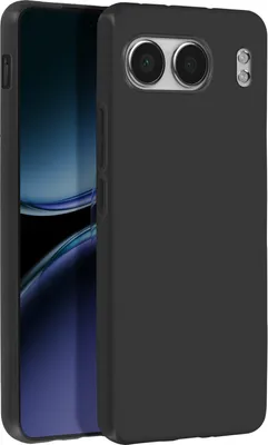 Produktbild von Avizar, Soft Touch Hülle Silikon OnePlus Nord 4, matte Rückseite, Schwarz