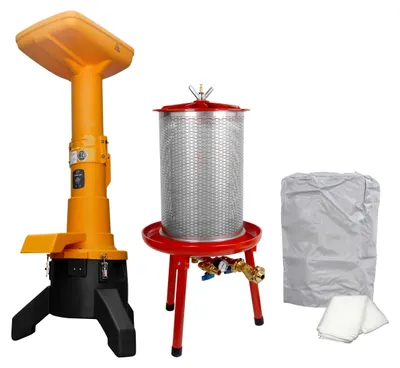 Produktbild von Set-Angebot Obstmuser Obsthäcksler EFC2000 + 20 Liter Fischer Hydropresse FP20H