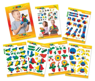 Zdjęcie produktu dla Instrukcje montażu Morphun Junior Xtra – 36 stron formatu A4 (oprawiony zeszyt, papier laminowany, projekty krok po kroku: budynki, pojazdy, zwierzęta) – od 5 lat