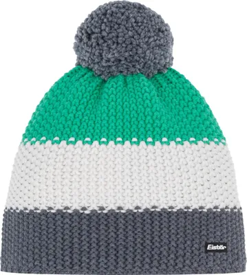 Produktbild von Eisbär Star Pompon MÜ Bommelmütze für Herren und Damen aus 50% Wolle, Farbe:Grau