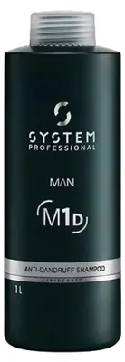 Produktbild von System Professional Man Anti-Dandruff Shampoo Reinigungsshampoo gegen Schuppen 1000 ml