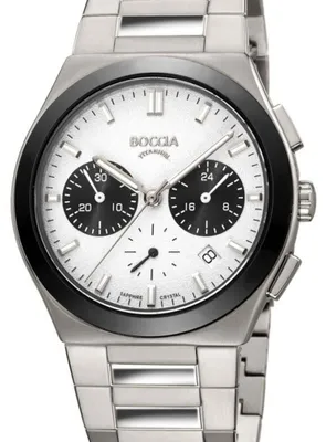 Produktbild von Herren Armbanduhr 3736-01 mit 24-Stunden-Anzeige Quarz-Analog 5 ATM wasserdicht