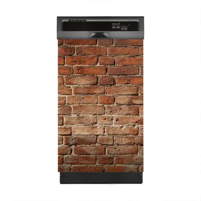 Produktbild von Magnete Dekorative 45x70 cm Küche Magnetmatte Spülmaschine - Rot Wand Ziegel Backstein