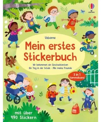 Obrázek produktu pro Mein erstes Stickerbuch: Wir bekommen ein Geschwisterchen,  Ein Tag in der Schule, Alle meine Freunde