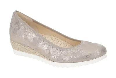 Produktbild von Gabor GENUA Ballerinas - Damen Halbschuhe - Slipper grau Freizeit