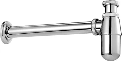 Produktbild von Siphon für Waschbecken Flaschförmig, Chrom