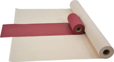 Produktbild von Sensalux Kombi-Set 1 Tischdeckenrolle 1,5m x 25m creme + Tischläufer 30cm bordeaux