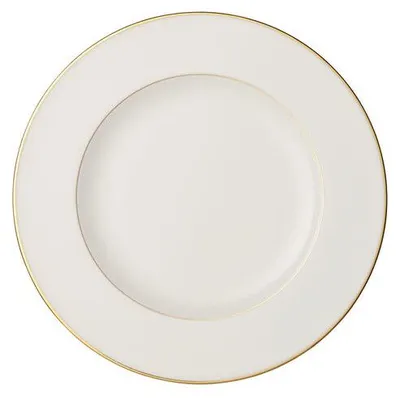Zdjęcie produktu dla Villeroy & Boch Anmut Gold, Talerz obiadowy, Okrągły, Porcelana, Złoto, Biały, Anmut Gold, 28 cm