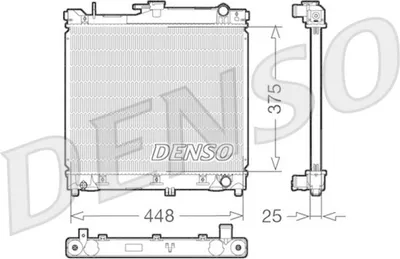 Produktbild von DENSO DRM47014 Kühler Wasserkühler Motorkühler für SUZUKI JIMNY (FJ)
