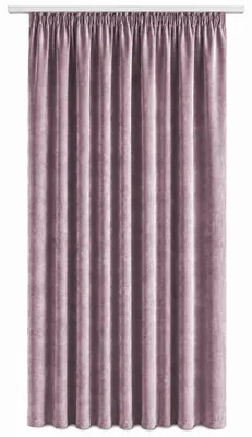 Produktbild von Vorhang Kräuselband Altrosa 140x175 cm Verdunkelung Samt weich blickdicht Gardine